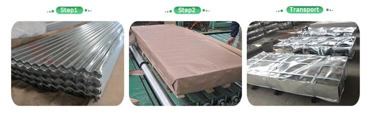 PPGI Corrugated Sheet Packing