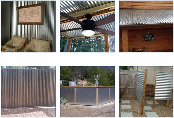 14 Gauge Aluzinc Corrugated Roofing Sheet application
